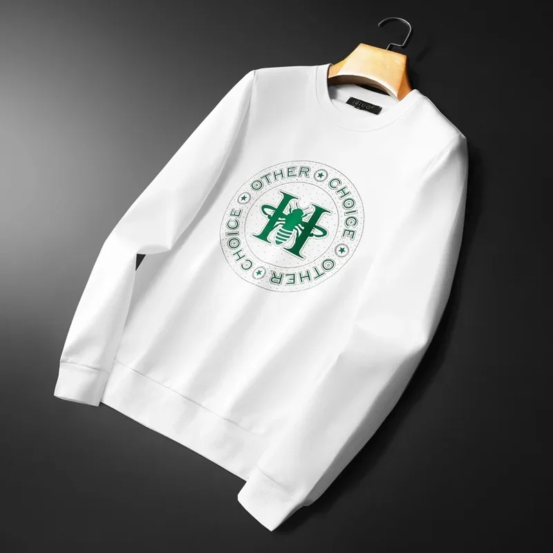 

Men's cotton Hoodie sweater embroidered pullover men's long-sleeved T-shirt men's Fleece Hoodie