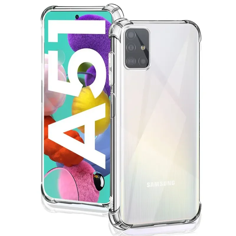 

For Samsung Galaxy A51 4G case silicone soft shockproof transparent back cover clear phone cases for galaxyA51Fundas Coque capa