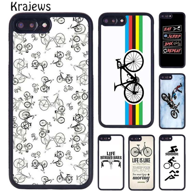 Krajews BMX Bike Extreme Sport funda de teléfono para apple 16 14 15 plus X XR XS 11 12 13 pro max coque