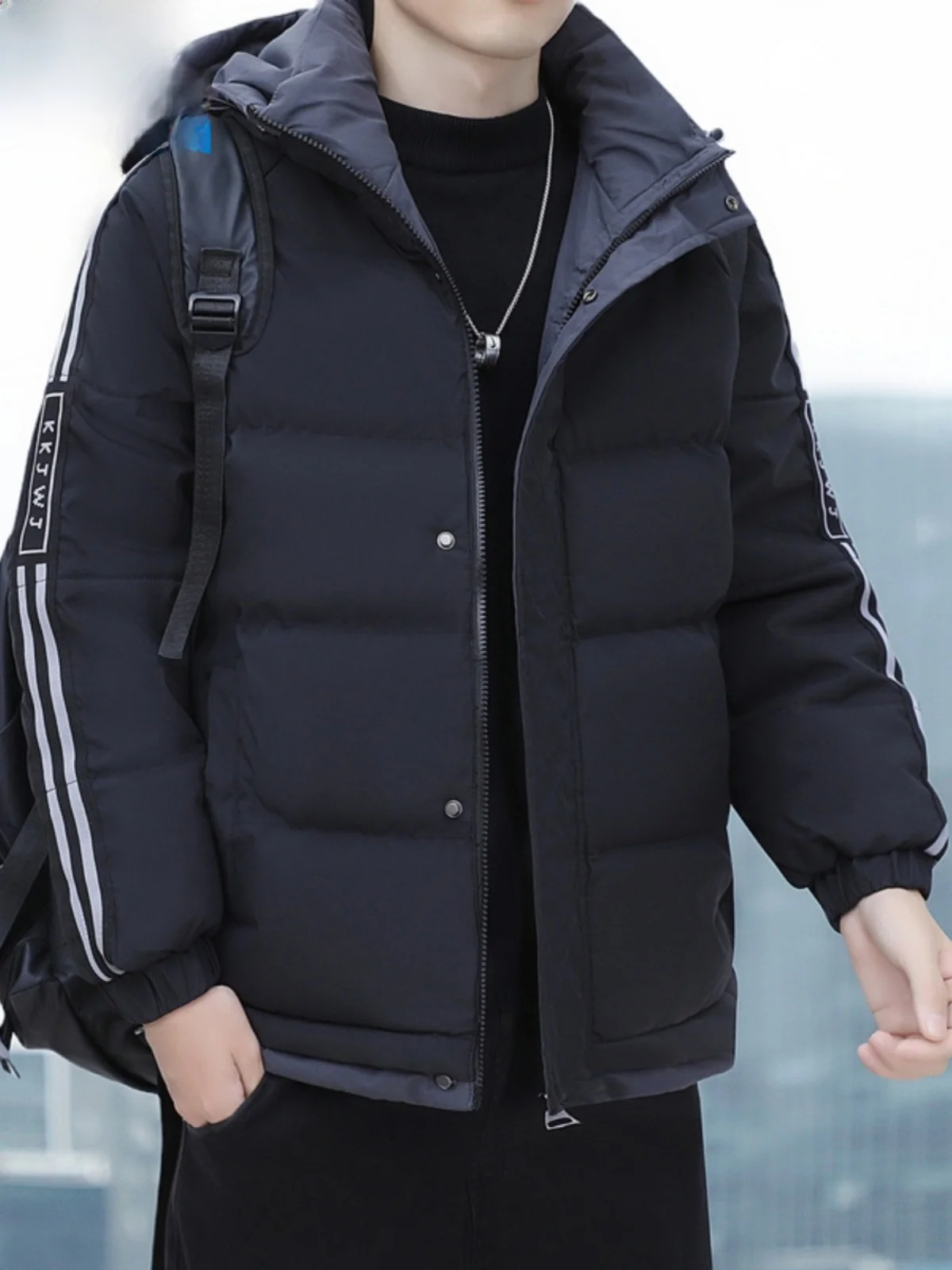 

Мужская зимняя куртка Paul Down: новая модная тенденция, утепленное хлопковое пальто с капюшоном, трендовая зимняя дутая куртка из полиэфирного волокна