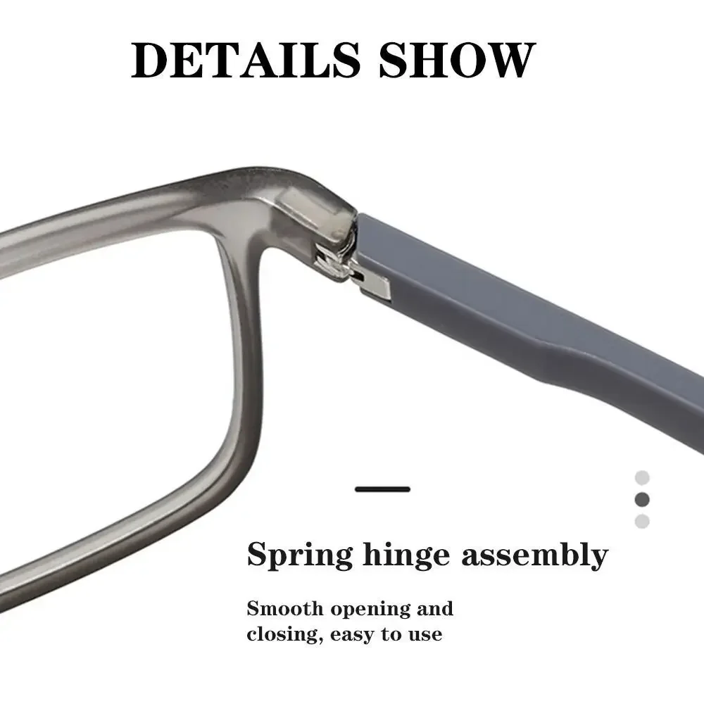 Blue Ray Blocking Anti-Blaulicht-Lesebrille Progressive Near Far Multifokale Hyperopiebrille Ultraleicht TR90 – Detail 7