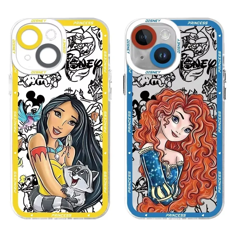 Disney Princess Ariel Soft Silicone Case For Samsung Galaxy S24 S23 S22 Ultra S21 S20 FE Note 20 10 Plus A15 A25 A35 A55 Cover