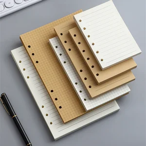 Spiralbindemittel Inneres Seitenzeilungsnotizbuch, Blank, Bastelmittel, Papier, Schreibwaren, Nachfüllung, Lose Blatt, A5, A6, A7, 45 Blätter 8 Hauptverkäufe dekoriertes Fichion -Blatt - №3