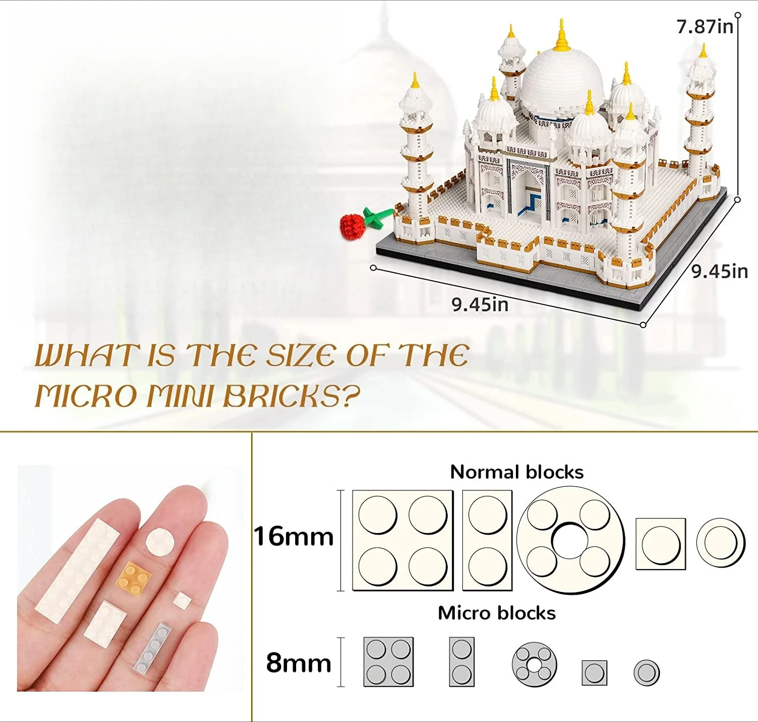 Creative MOC City Mini Block World Famous Architecture Miniature Model ，Building Creative Children's Toys，DIY Toys Holiday Gift