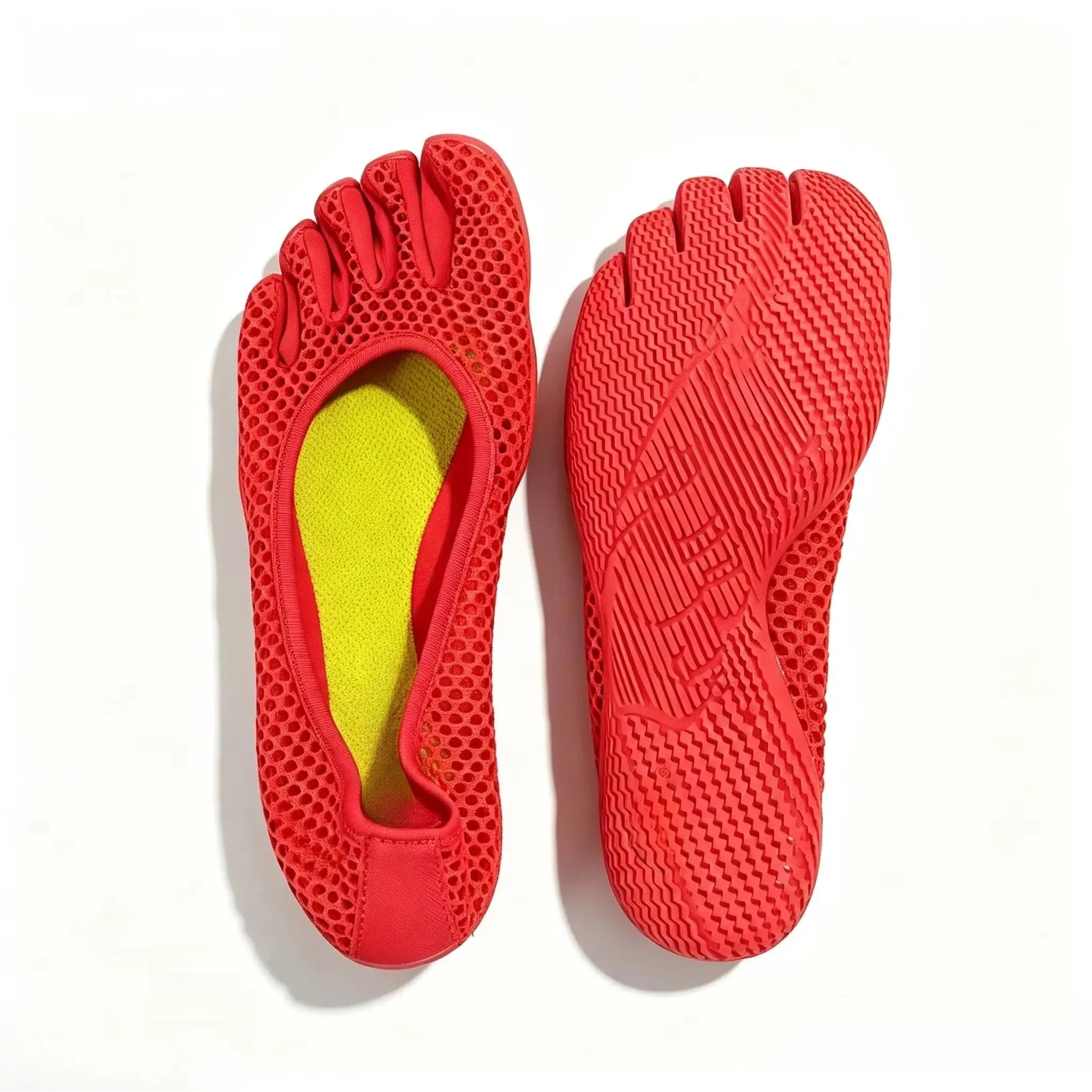 Women Five Finger Shoes 2026 New Soft Non-Slip Sole Wear Resistant Toe Shoes for Yoga Pilates Indoor Dance Gird Mesh Breathable