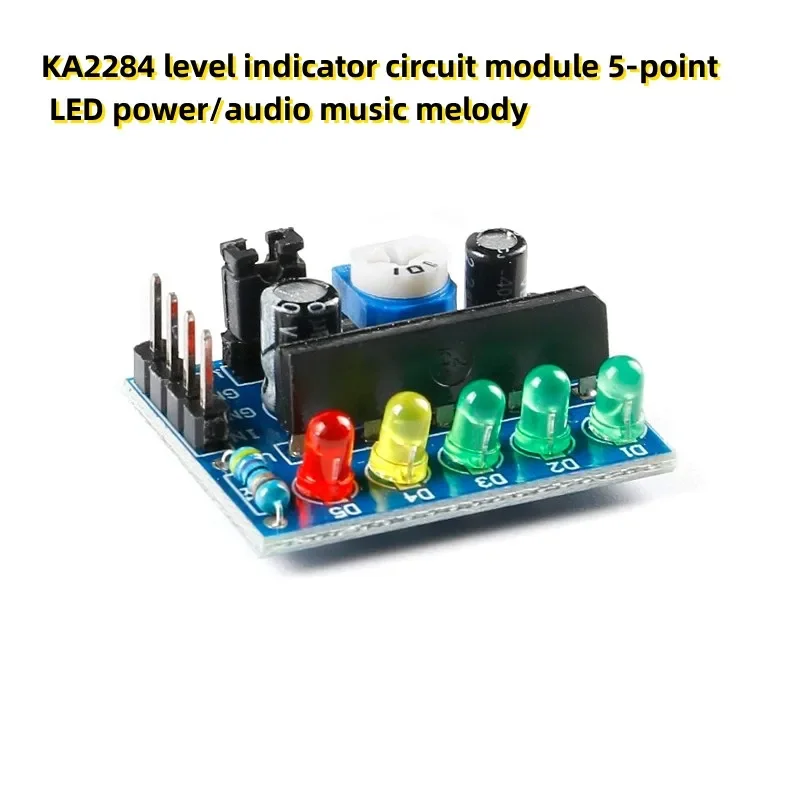 KA2284 level indicator circuit module 5-point LED power/audio music melody