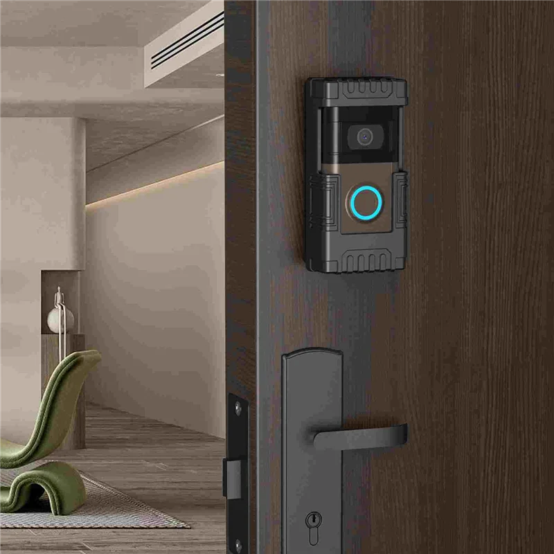 

Противоугонное дверное крепление для видео дверного звонка для кольцевого видео дверного звонка 1/2/3/3 Plus/4/2020 выпуск/2023 регулируемое крепление для дверного звонка