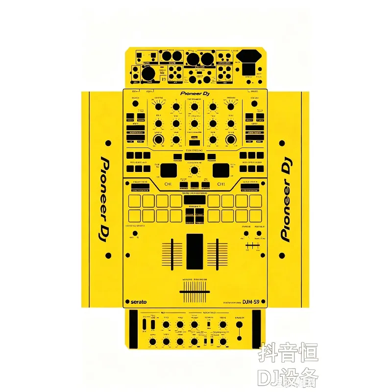 Custom Decal Skin Sticker For Pioneer DIM‑S9 DJ Controller, Personalized Panel Protective Film Cover