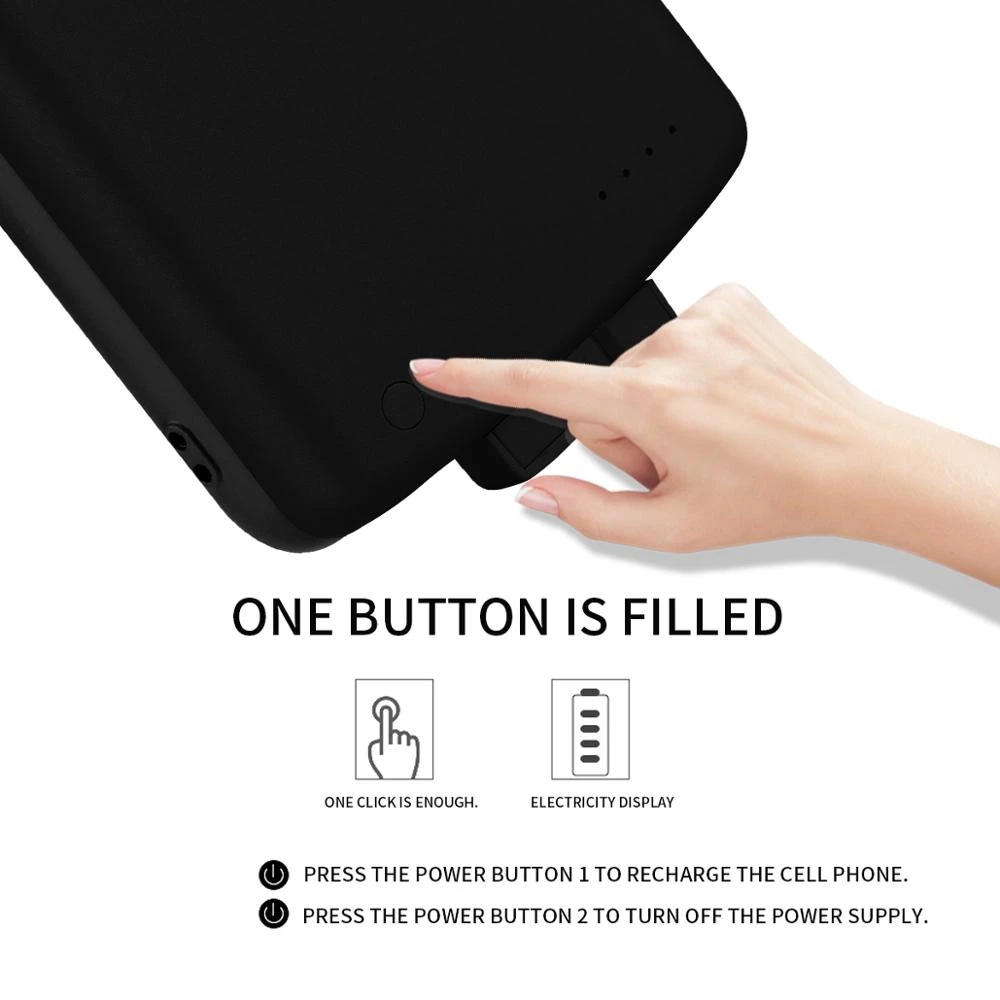 5000Mah Battery Charger Case For Samsung Galaxy A53 5G Battery Cases A53 Charging Cover For Samsung A53 Power Case Bank