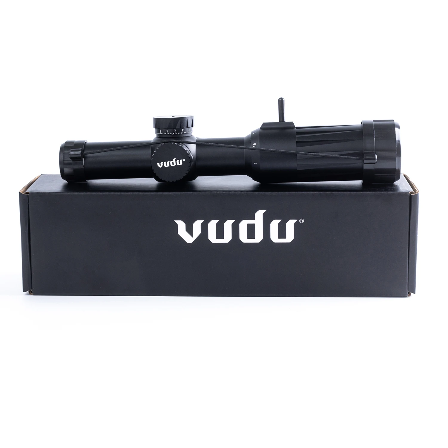 Original E*T*CH VUDU 1-6x24 First Focal Plane(FFP) Precision Rifle Scope SR1 Illuminated Reticle 30mm Tube Short&Medium Range