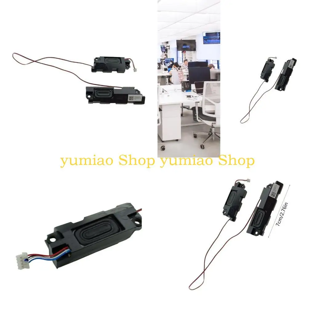 

587B Left and Right Loudspeakers Laptops Built in Speaker for ThinkPad E480 E485 E490 E495 Enhances Sound