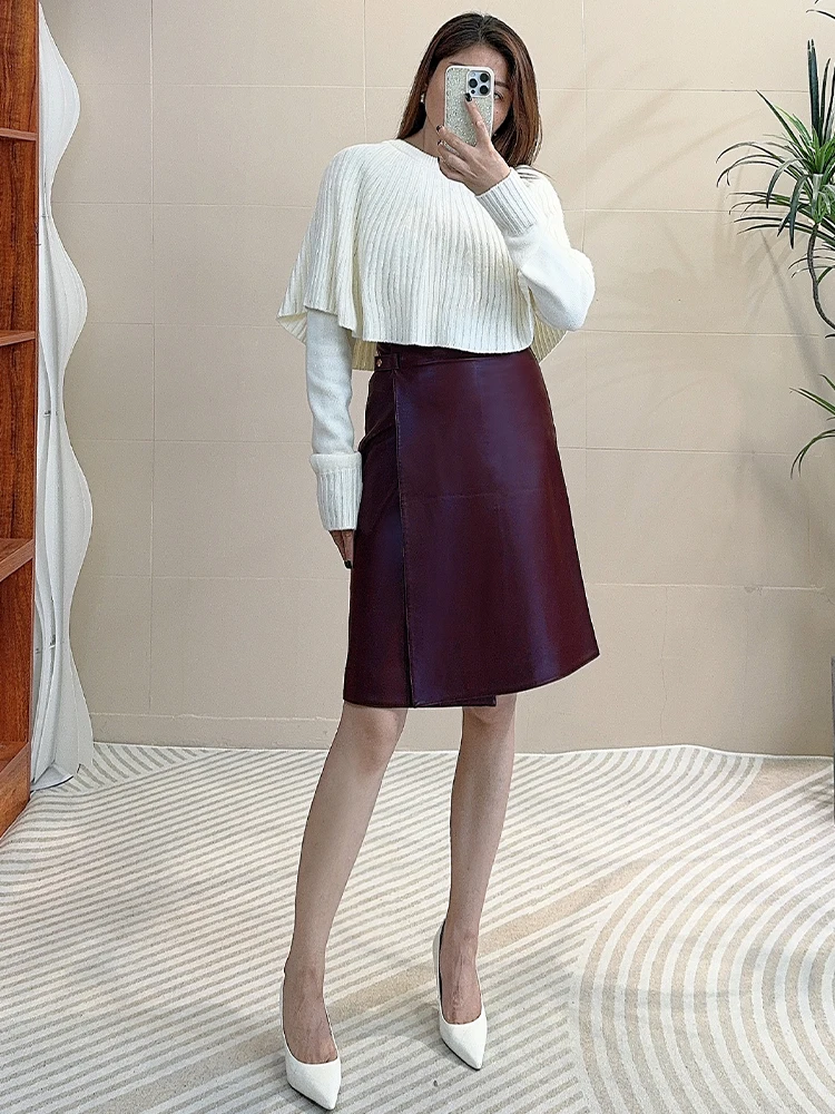 

Свитер-пальто Thiened Camere из смесовой шерсти, приталенный, вязаный, удлиненный, с круглым вырезом, теплый, для осени и зимы