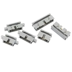 5pcs 2.54MM IDC Type Box Header Male Headers 10/14/16/18/20/30/34/40/50 PIN Connector for 1.27mm Pitch Flat Cable