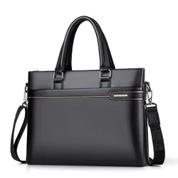2024 Brand High Quality Men's Casual briefcase Business Messenger Handbags Men Bags sac a main pour hommes Luxury Designer