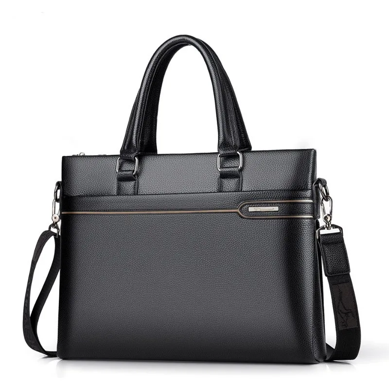 2024 Brand High Quality Men's Casual briefcase Business Messenger Handbags Men Bags sac a main pour hommes Luxury Designer