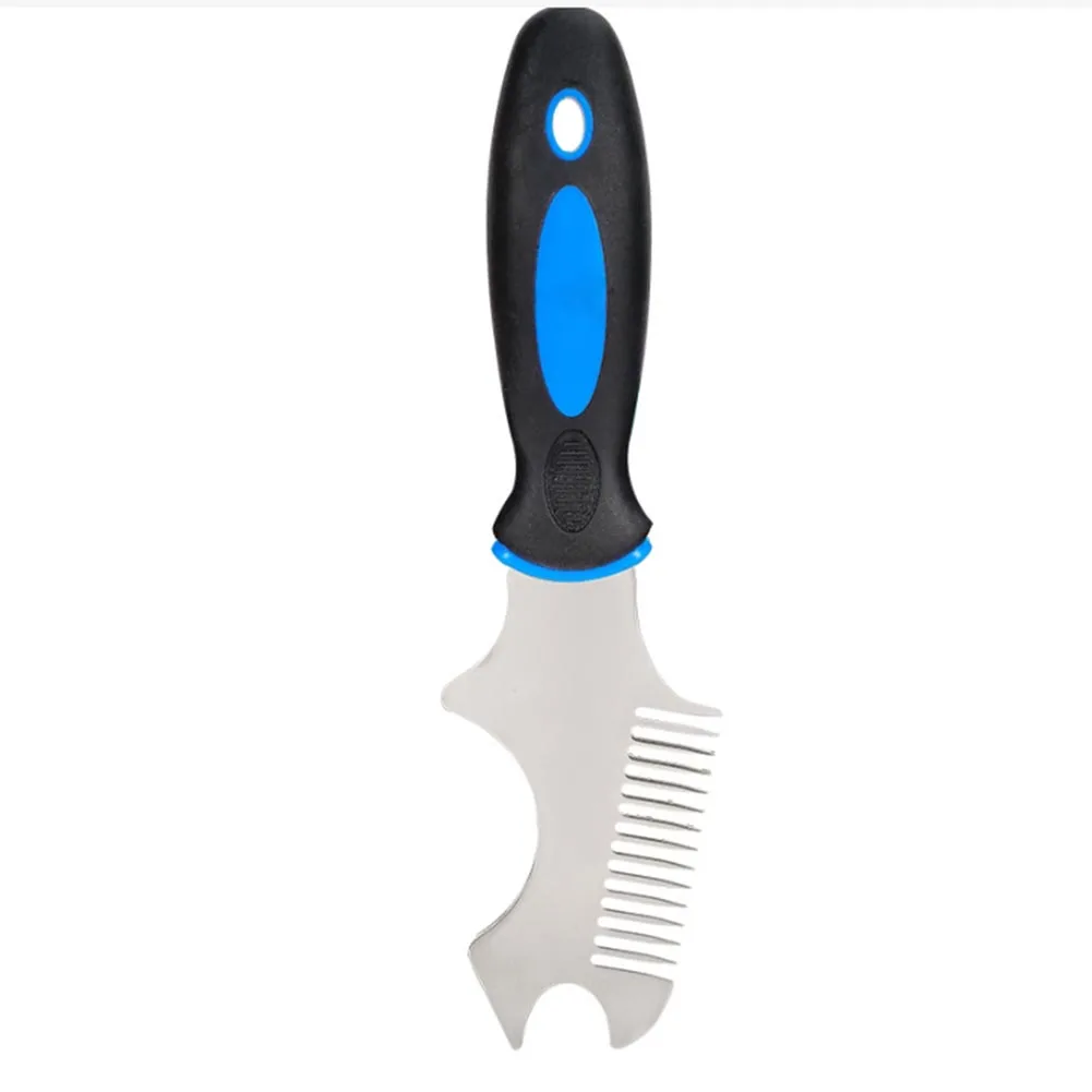 Stainless Steel Paint Brush Comb for Roller Cleaning Brush Maintenance and Bristle Reshaping For DIY Painting Tool