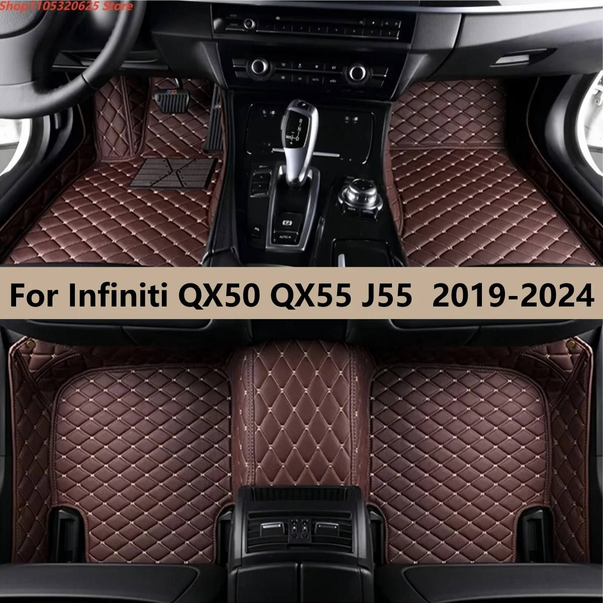 

Auto Floor Mats Fit For Infiniti QX50 QX55 J55 2019 2020 2021 2022 2023 2024 Floor Mats for Car Men Women Car Accessories