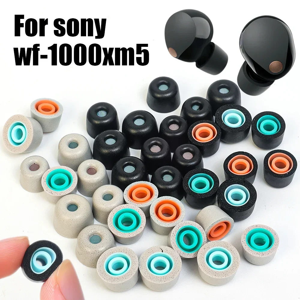 S/M/L Kabellose Ohrhörer-Ohrstöpsel für Sony WF-1000XM5, weiche Memory-Schaum-Ohrpolster, austauschbare, rutschfeste Kopfhörer-Ohrstöpsel – Detail 2