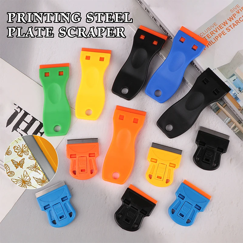 Pegatinas de pegamento para pala de limpieza extraíble, placa de estampado de uñas, accesorios, plantilla de sello, raspador, herramientas de impresión para uñas DIY