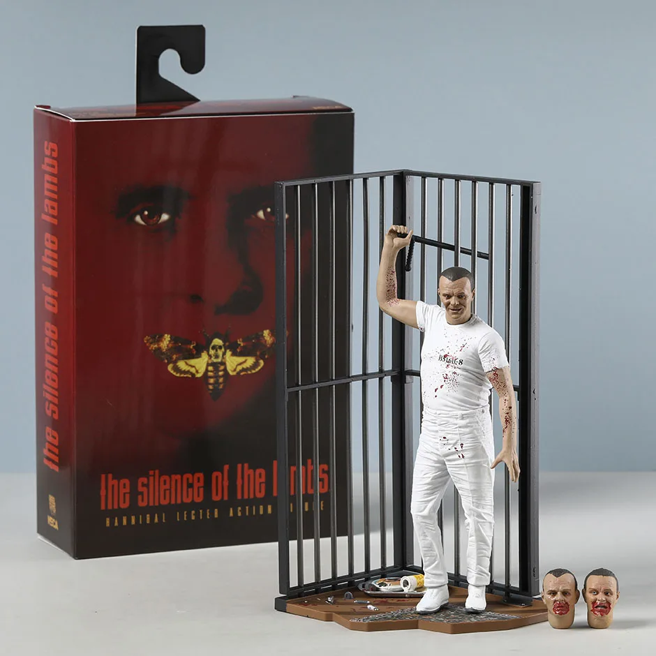 NECA هانيبال ليكتر صمت الحملان مجموعة شخصيات الحركة لعبة الرعب