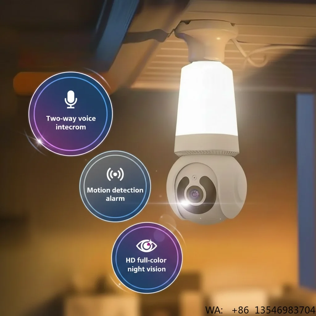 

New Indoor Q26 Bulb 360 Wireless WiFi Mobile Remote Home Intelligent ing Lighting