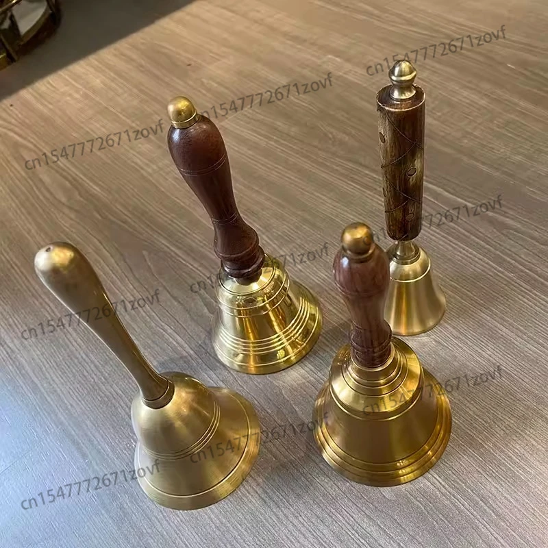 

Импортные колокольчики ручной работы из чистой латуни, колокольчики ручного кольца, сервировка еды, ресторана, колокольчика для школьного класса, напоминание о деятельности.