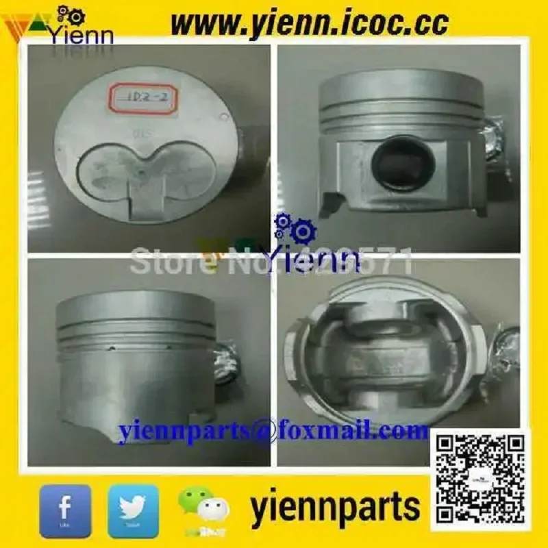 

Поршень для Toyota 1DZ 1DZ-2 1DZ-II со штифтом и зажимами 86 мм 13101-78201 подходит для вилочного погрузчика Toyota 8FD25, детали дизельного двигателя