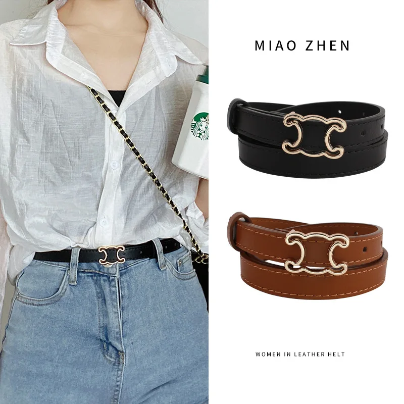 LENNIK Fashion Premium Arc De Triomphe Полый джинсовый ремень, роскошный джинсовый ремень премиум-класса, улучшающий шарм для повседневного использования/походов