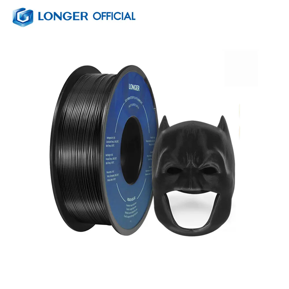 LONGER PLA Filament 1.75mm PLA For 3D Printer 1KG per Roll PLA Material for 3D Printing filamento pla 3d printer filament