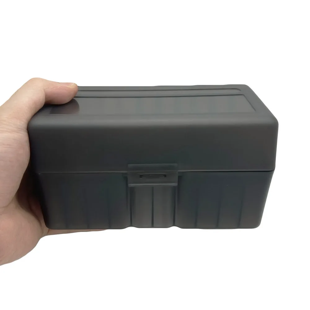Tactische 50 Ronde Geweer Munitie Box FLIP-TOP Dragende Munitie Box لـ 243.308 Win 7.62x51mm NAVO 220 Swift Jacht Accessoires