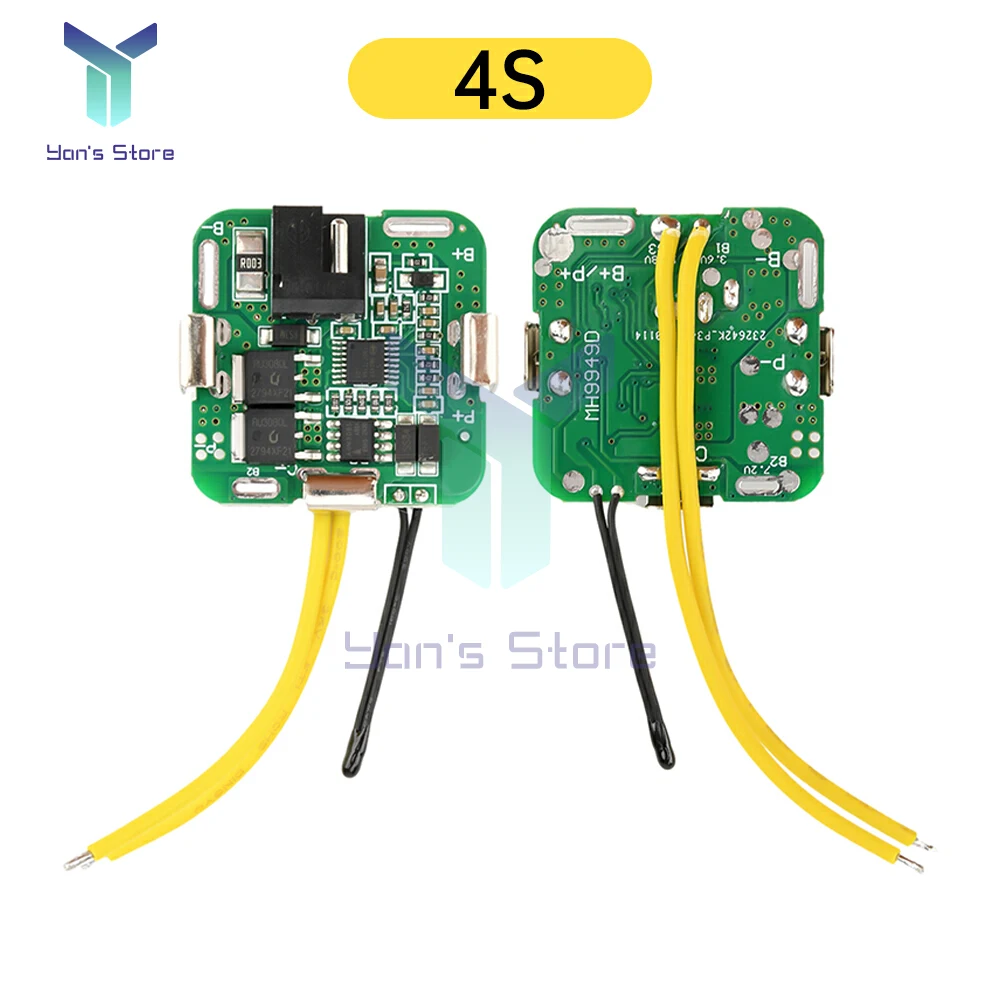 

4S 16.8V 8A Lithium Battery Protection Board Equalizer Board For Electric Vehicles Garden Tools Power Tools Angle Grinders
