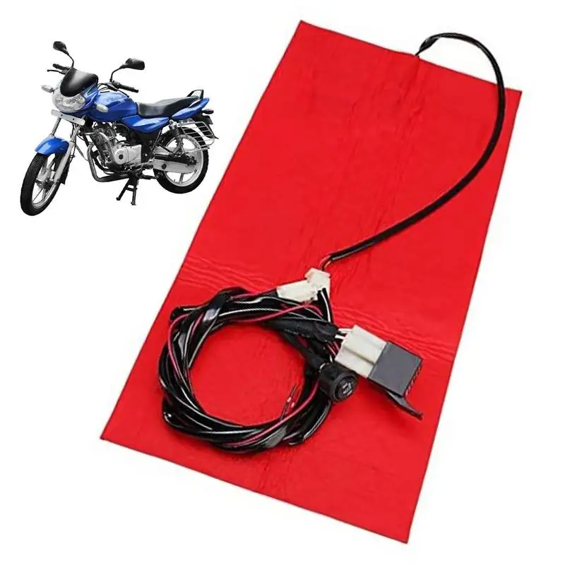 Universal Waterproof Motorcycle Heated Seat Kit Winter Warmer Heater Pad UTV Seat Heater Motorcycles Supplies