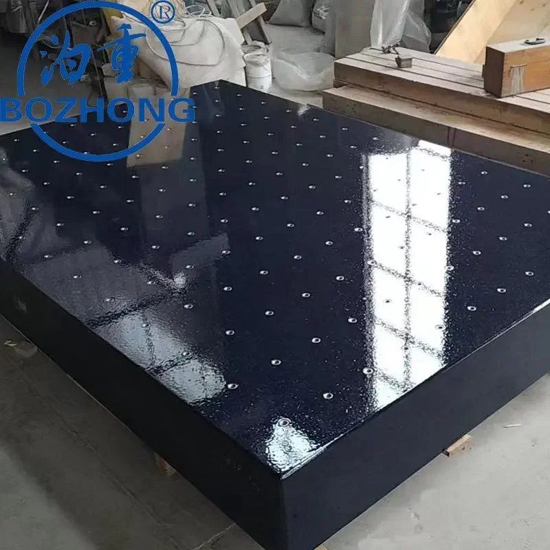 Precision granite surface plate black granite inspection surface plate