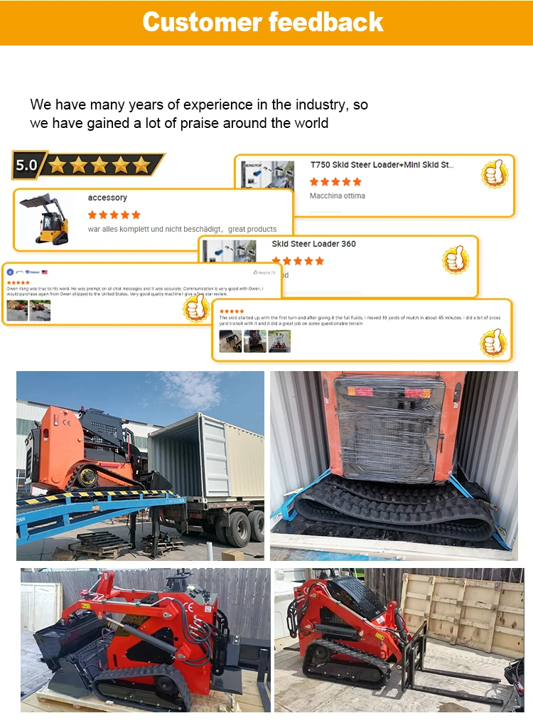 Hochleistungs-Kompaktlader & Kompakter Raupenlader | Vielseitiges All-Terrain-Maschinenmonster für Bau und Landwirtschaft | Maßgeschneidert – Detail 7