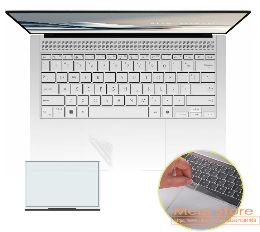 

Матовый тачпад, защитная сенсорная панель, тачпад для ASUS Zenbook S 14, UX5406 2024, UX5406SA UX5406S, защитная пленка-наклейка