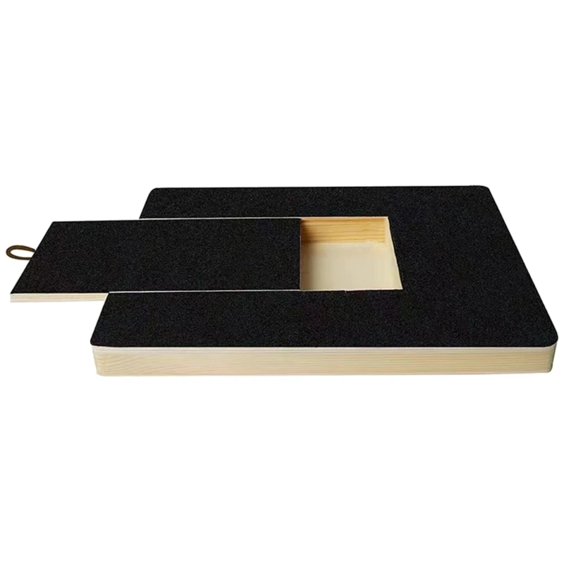 

Natural Dog Grinding Board for Nail Grooming Puppy Scratcher Pat with Rewarding Box Dog Supplies
