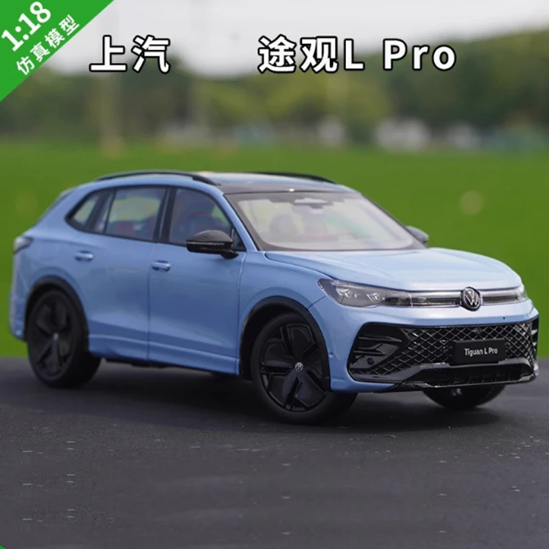 Diecast 1:18 Scale SAIC TIGUAN L Pro 2024 Alloy Car Model Finished Simulation Collection Decoration Gift Toys Static Display