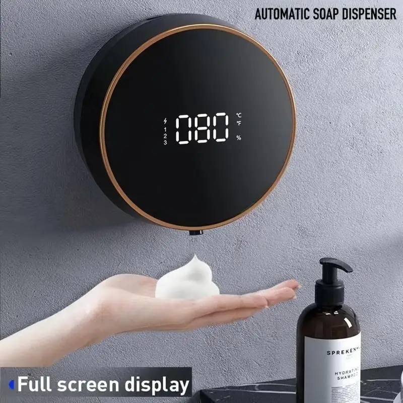 

300ML Touchless Wall-Mounted 3-Gears Adjustable Foam/Liquid IPX5 Waterproof Intelligent Infrared Automatic Sensor Soap Dispenser