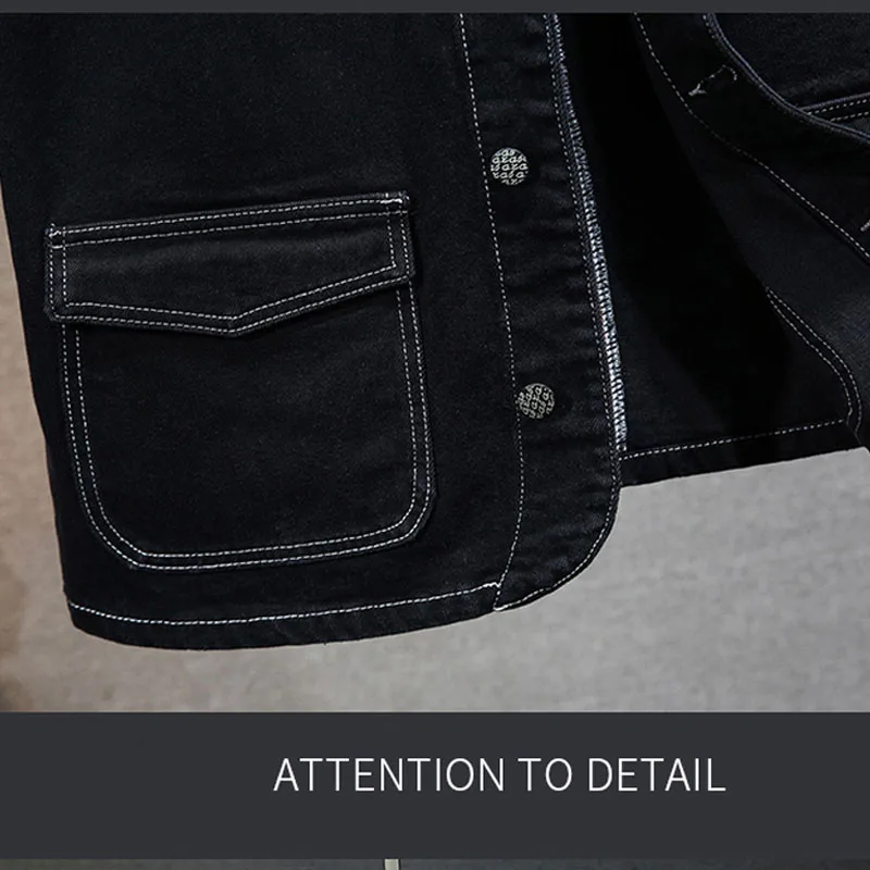 Denim Vest Men\'s Jacket Cotton men Clothing Waistcoat men Summer Jeans Jacket men veste homme Korean veste sans manche fashion