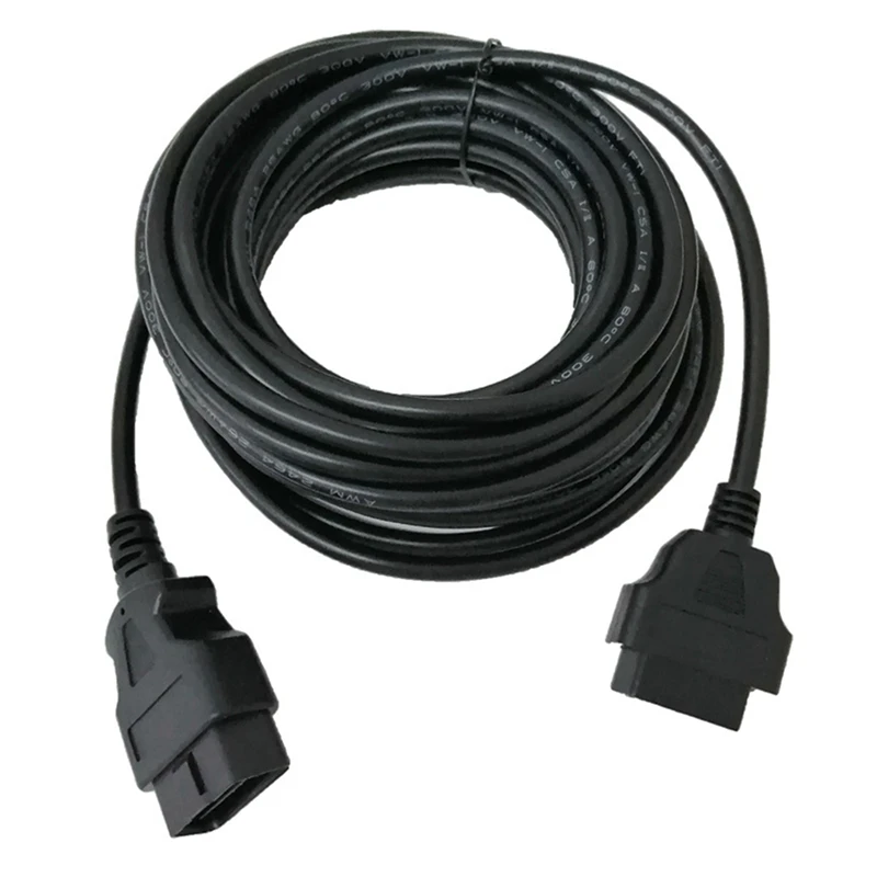 33 Feet/10 M OBD2 OBDII 16 Pin Car Male To Female Extension Cable Diagnostic Extender 16PIN Male To Female Connector