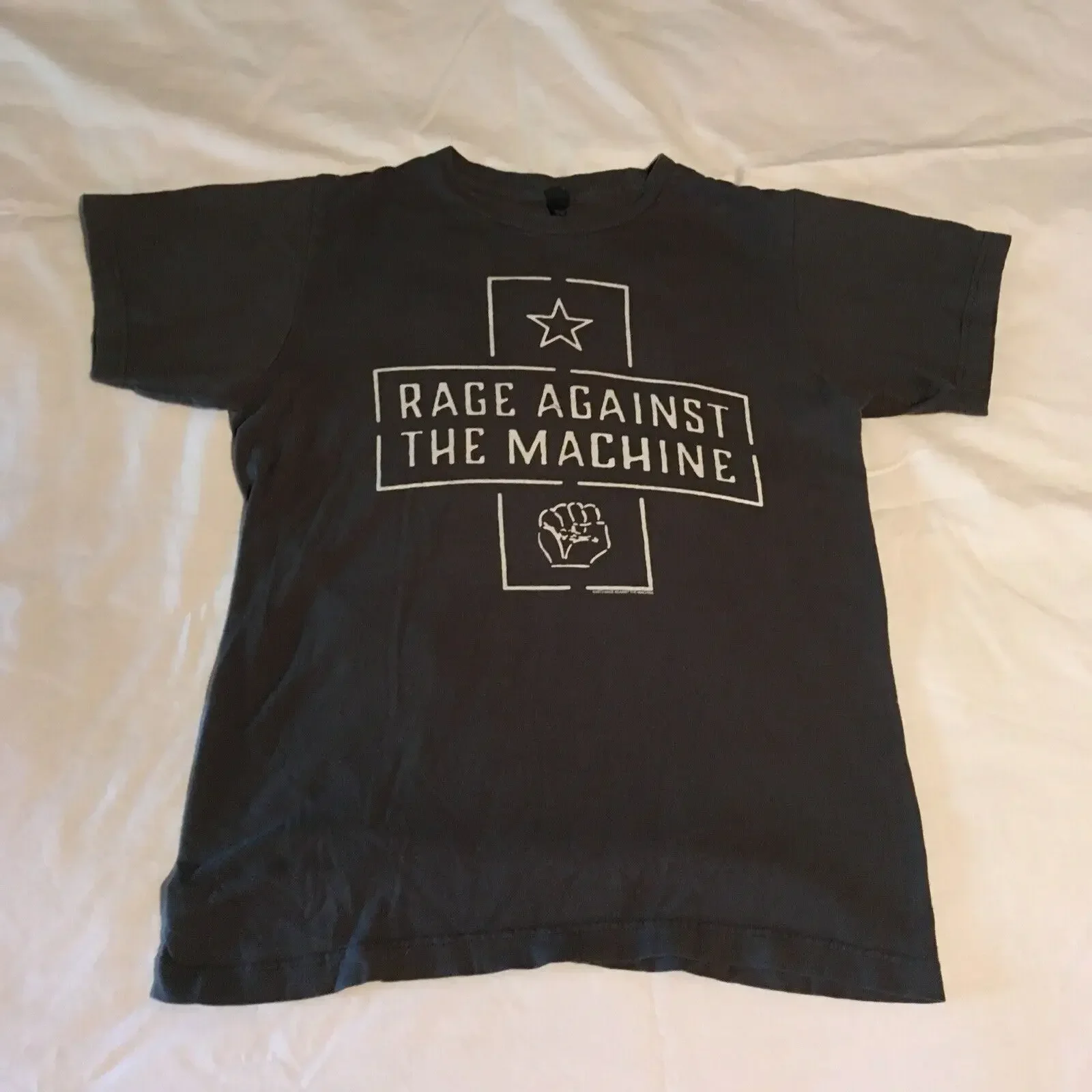 Rage Against The Machine Gray 2013 T Shirt Size S Band Tultex