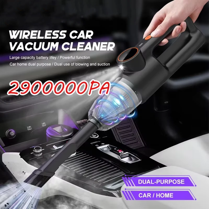 New Car Vacuum Cleaner Portable Super Powerful Small Handheld Wireless Strong Suction Electric Vacuum Dust Collector