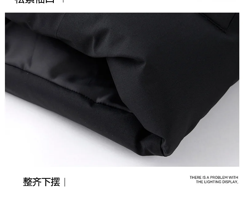Winter Trend New Style Parkas for Men Casual All-match Thicken Cotton Jackets Stand Collar Comfortable Outerwear Fashion Warm
