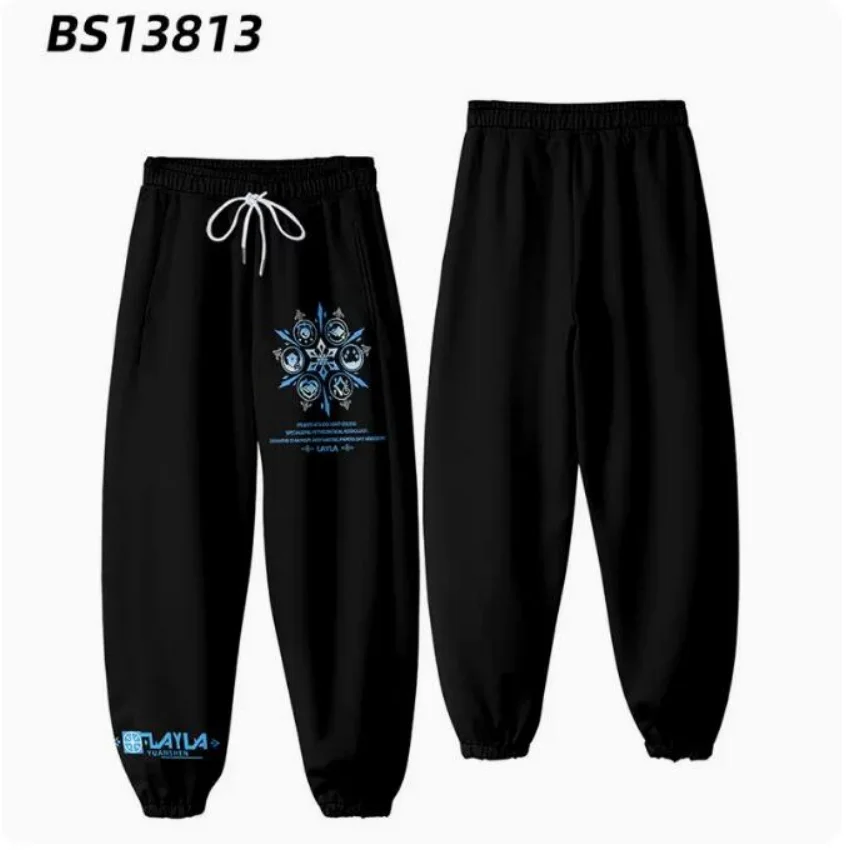 Hot Game Genshin Impact 3D Joggers Pants Men/Women Casual Trousers Harajuku Hip Hop Sweatpants Layla Cosplay Costume