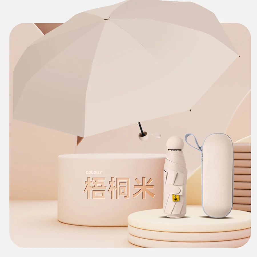 Automatic Umbrella Parasol White Mini Uv Windproof Umbrella Reflective Ultralight Kids Girls Kawaii Paraguas Plegable Sunny