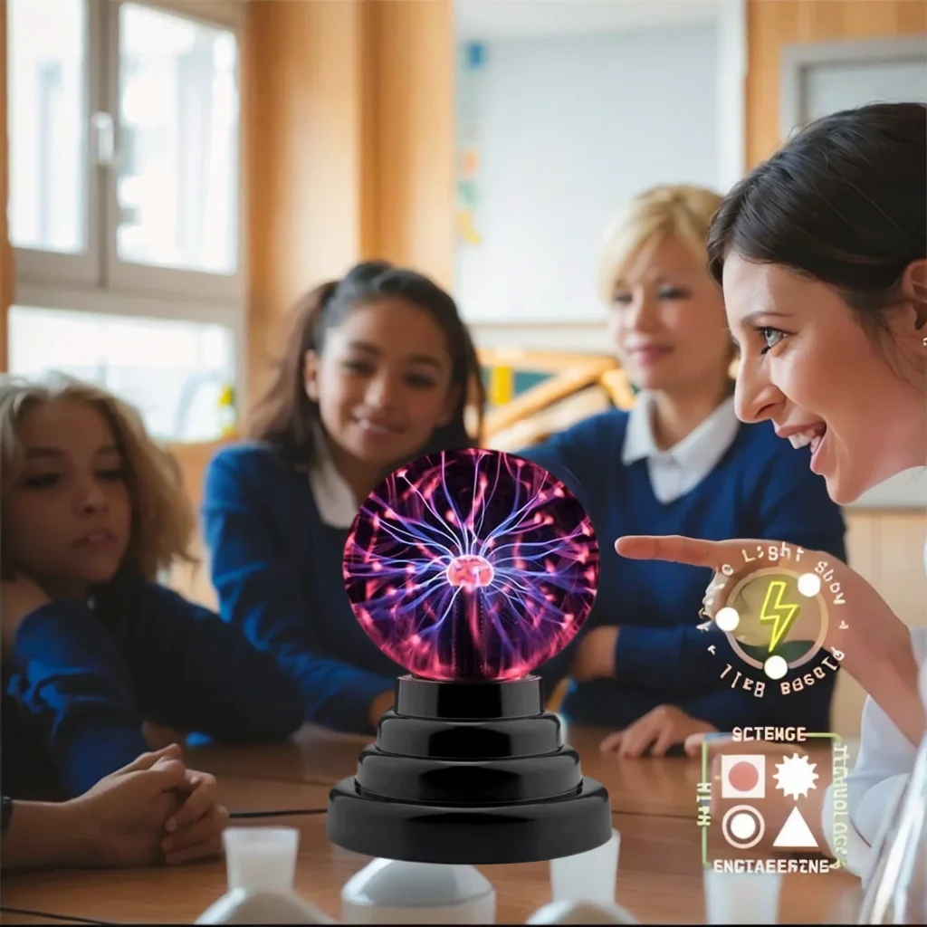 Boule de Plasma magique lampe tactile verre LED veilleuse pour enfants chambre décor fête de noël atmosphère éclairage cadeau d'anniversaire jouet