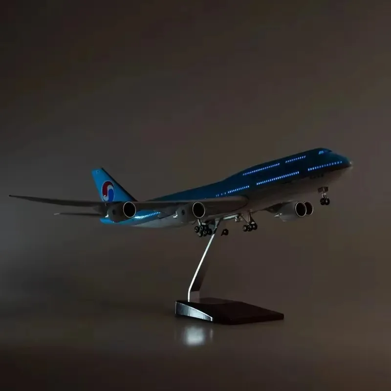 1:150 Scale 47CM Boeing 747 Korean Air Aircraft Model Die-cast Machine Souvenir Decoration Aviation Collection Gifts