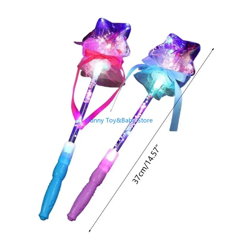 C90B 10pcs Raverally Party Wands بقيادة العصي لعبة في الهواء الطلق Play Girl Wand Girls Gift