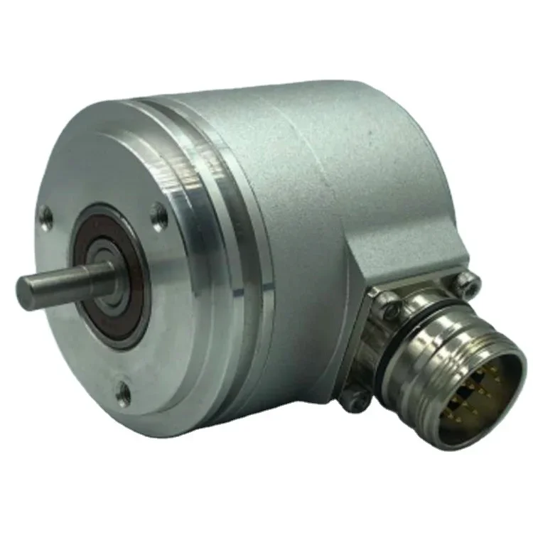 60mm IP66 Stainless steel explosion proof SSI Shaft type with synchronous flange Absolute  Rotary Encoder