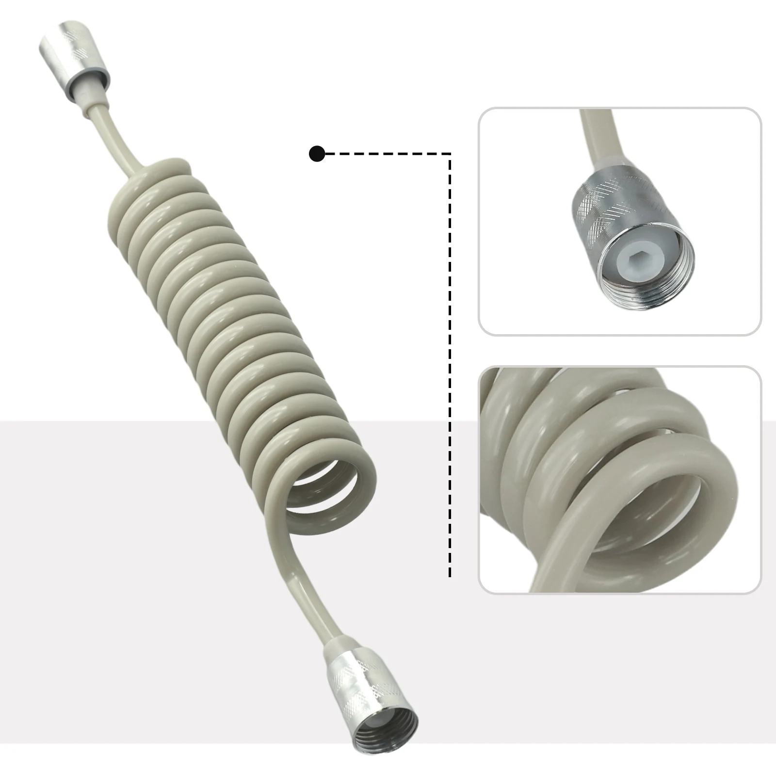 1,5/2 м пружинная насадка для душа, спринклерный шланг, мягкая трубка, телескопическая трубка, распылитель воды, сантехника, туалетный распылитель, аксессуары для ванной комнаты